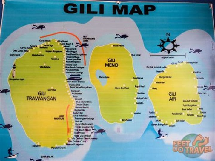 Where is gili meno?