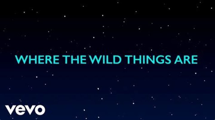 Where the wild things are song?