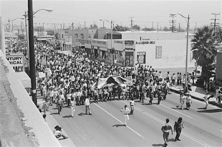Where was the chicano moratorium?