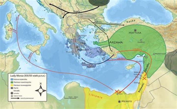Where were the sea peoples from?