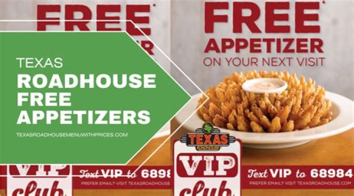 Which appetizers are offered at texas roadhouse?