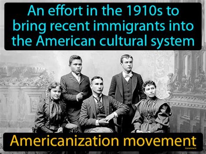 Which factor prompted the americanization movement?