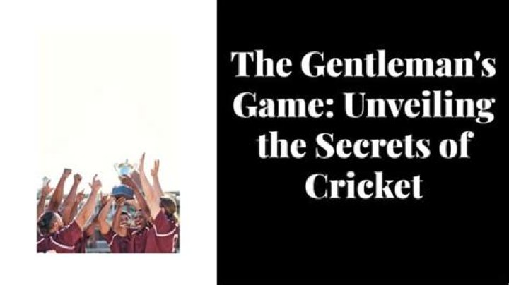 Which game is called the gentleman's game?
