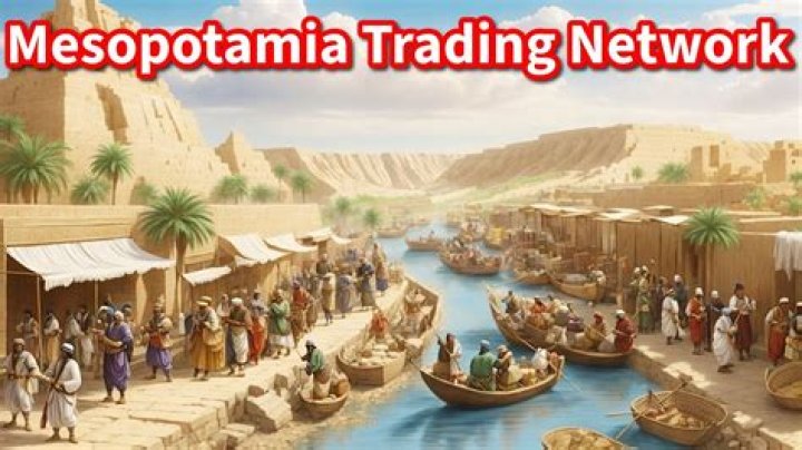 Who did mesopotamians trade with?