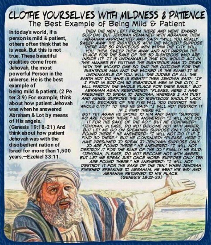 Who is mildness in the bible?