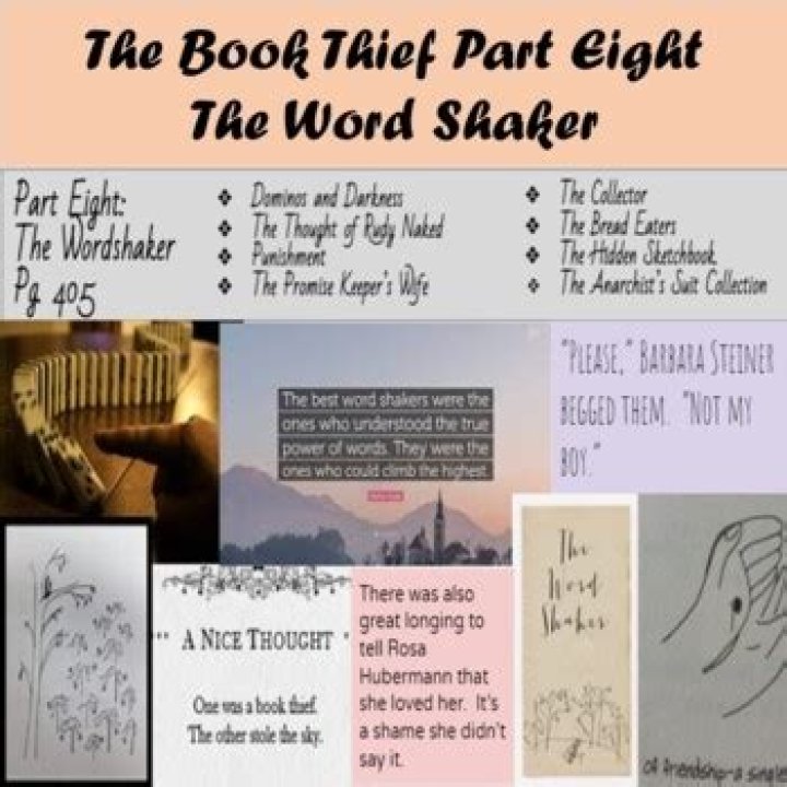 Who is the word shaker in the book thief?
