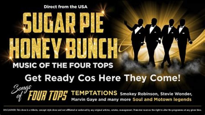 Who originally sang sugar pie honey bunch?