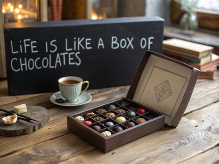 Who says life is like a box of chocolates?