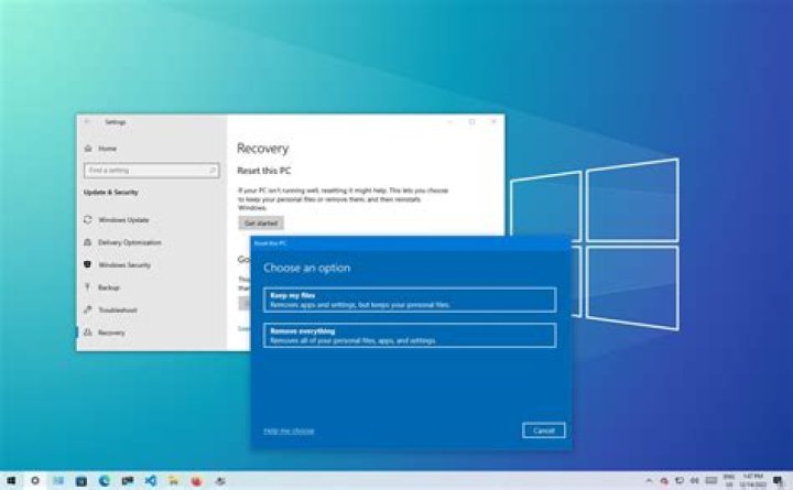 Who to reset windows 10?