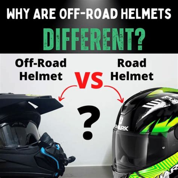 Why are off road helmets different?