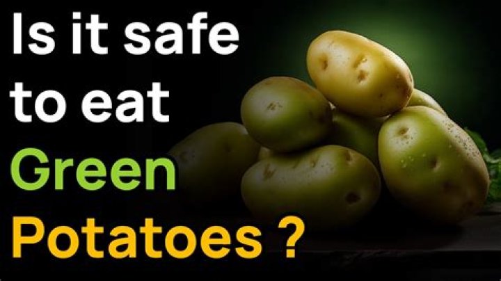 Why are potatoes green?