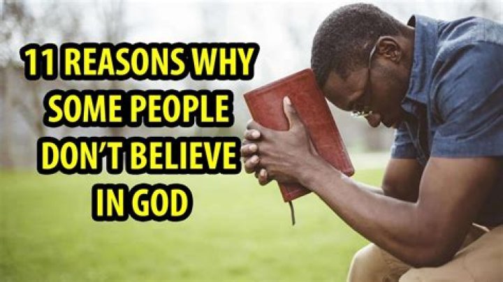 Why atheist doesn't believe in god?