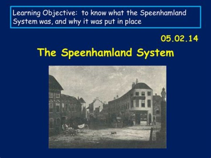 Why did the speenhamland system fail?