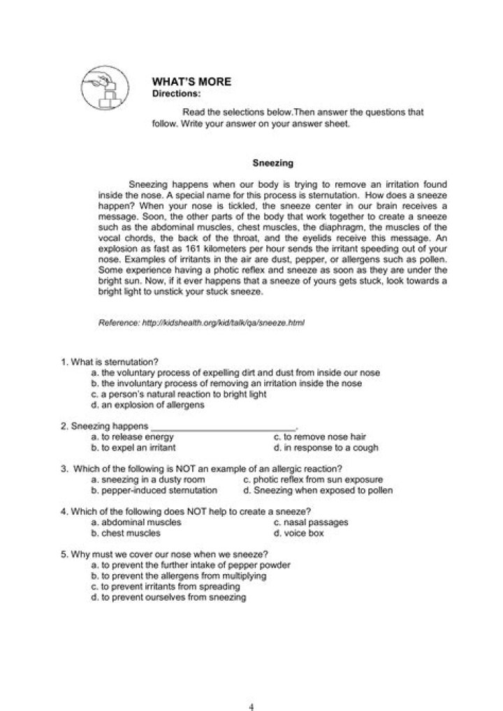 Why do we sternutation?