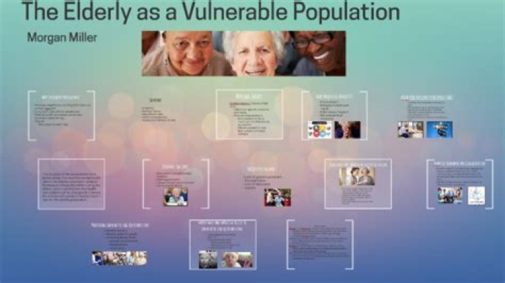 Why elderly are vulnerable?