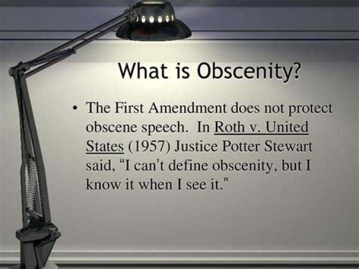Why is obscenity not protected by the first amendment?