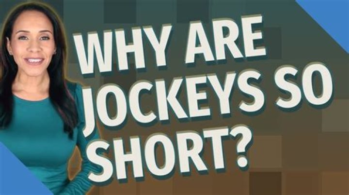Why jockeys are short?