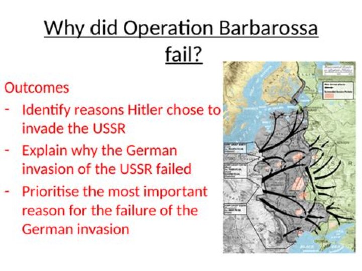 Why operation barbarossa failed?