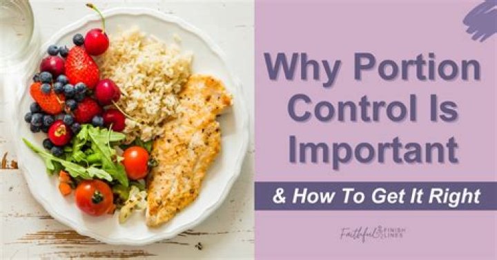 Why portion control is important?