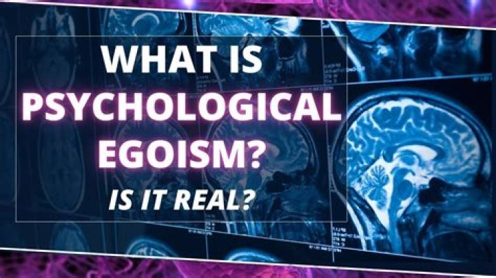 Why psychological egoism is false?