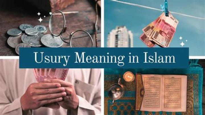 Why usury is prohibited in islam?