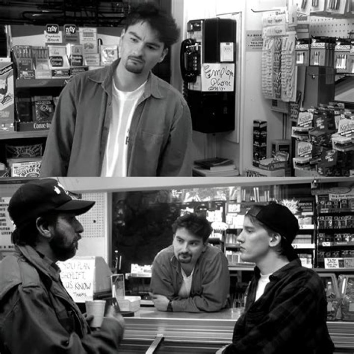 Why was clerks shot in black and white?
