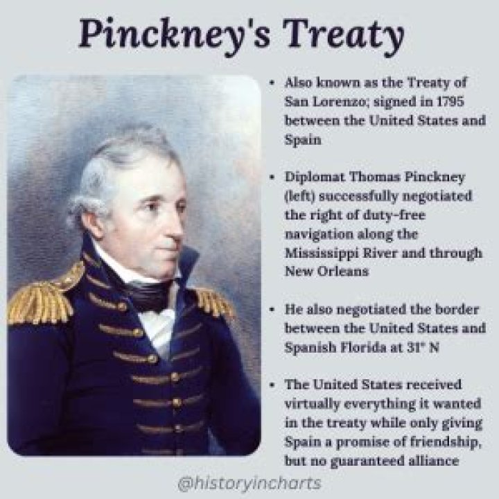 Why was pinckney's treaty important?