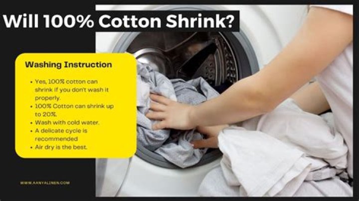 Will 100 combed cotton shrink in the dryer?